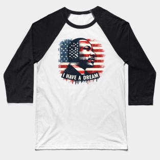 Martin Luther King Baseball T-Shirt